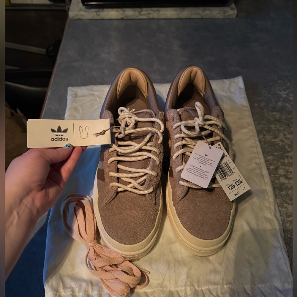 Adidas Bad Bunny x Campus ‘Chalky Brown’ Men’s Size 12 1/2 Tennis Shoe